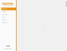 Tablet Screenshot of caramelpictures.com